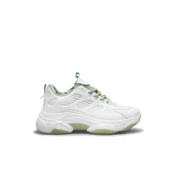 The White Pole Women's White Casual Sneakers