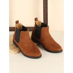 Carlton London Women's Tan Chelsea Boots