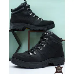 Hoversoul x Nico Nerini Men's Andes Black Biker Boots