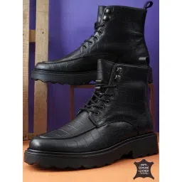 Hoversoul x Nico Nerini Men's Ciclo Black Derby Boots