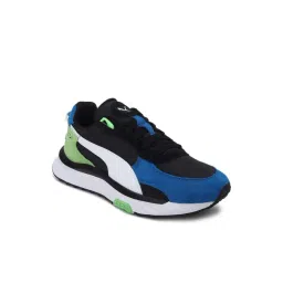 Puma Men's Wild Rider Rollin' Black Casual Sneakers