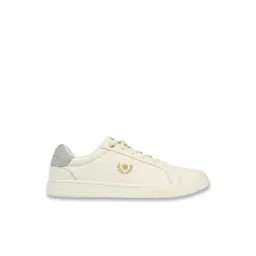 Louis Philippe Men's White Casual Sneakers