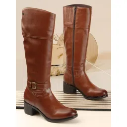 Carlton London Women's Tan Casual Booties