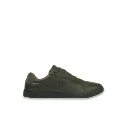Louis Philippe Men's Green Casual Sneakers