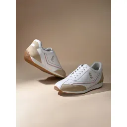 Louis Stitch Men's White Casual Sneakers