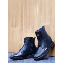 Bxxy Men Hidden Elevator Formal Lace-up Ankle Length Boot