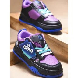 The White Pole Women's Purple Casual Sneakers