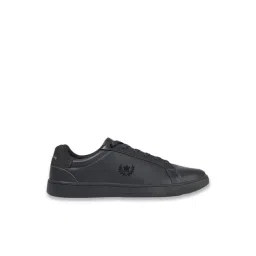 Louis Philippe Men's Black Casual Sneakers