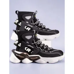 Atom Men's Gansta1 Black Running Shoes