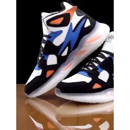 Bacca Bucci Men's ATTITUDE Blue Ankle High Sneakers