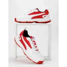 Puma Men's High Run White Cricket Shoes