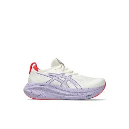 Asics Women's GEL-NIMBUS 27 TOKYO Cream & Edo Purple Running Shoes