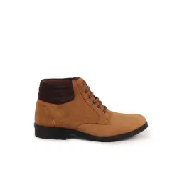 Fausto Men's Tan Derby Boots