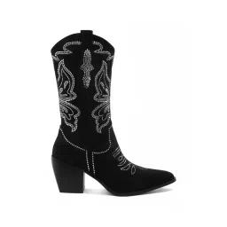 Rag & Co Women's Black Casual Booties