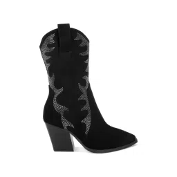 Rag & Co Women's Black Casual Booties