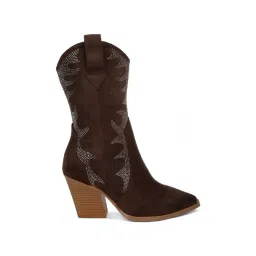 Rag & Co Women's Brown Casual Booties