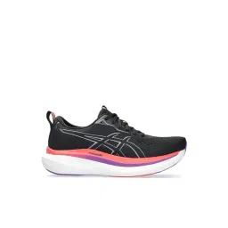 Asics Men's GLIDERIDE MAX Black & Flash Red Running Shoes