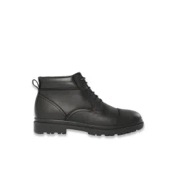 Geox Men's Andalo A Black Derby Boots