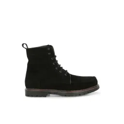 Carlo Romano Men's Black Derby Boots