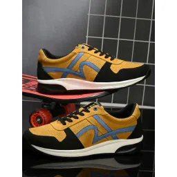 Spykar Men's NEOPOLE Yellow Casual Sneakers