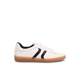 Aldo Women's CHICSNEAKE2A White & Black Casual Sneakers