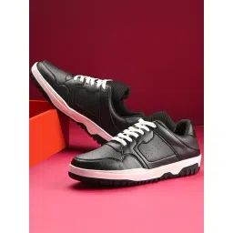 Hoversole Men's SKYLINE Black Casual Sneakers