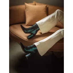 Saint G Women's Lorena Green Booties