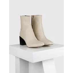 Oroh Women Casual Block-Heeled Chelsea Boots