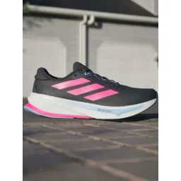 ADIDAS Women's SUPERNOVA RISE 2 W Blue & Shock Pink Running Shoes