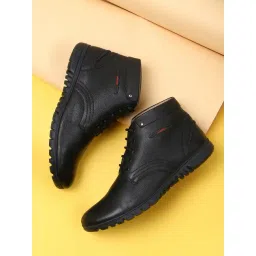 Red Chief Men's Black Casual Boots
