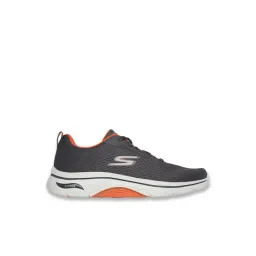 Skechers Men's GO WALK ARCH FIT 2.0 - IDYLLI Charcoal Grey Running Shoes