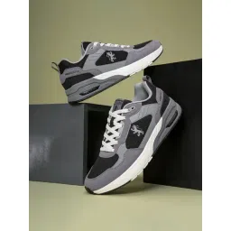 Red Tape Men's Slam Dunk Classics Dark Grey Casual Sneakers