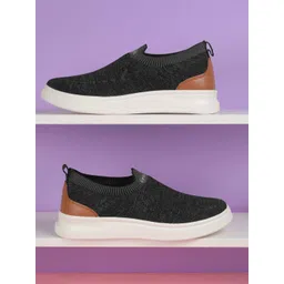 Proline Men Non-Marking Walking Slip-On Shoes