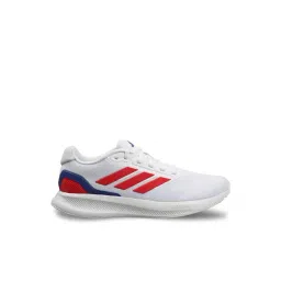 adidas Men's RUNFALCON 5 White Running Shoes