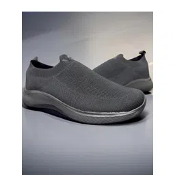 Free Kicks Men Black Mesh Marking Running Sports Shoes