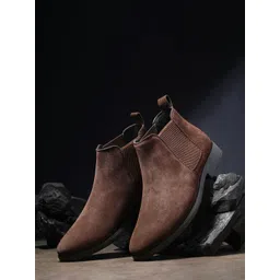 GALEX Men Leather Flatforms