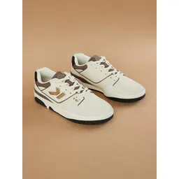 Kappa Men Round Toe Sneakers with Laser Cuts