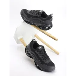 JQR SNOOP Men Black Running Shoes