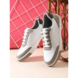 Roadster Men Colourblocked PU Sneakers