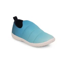 Liberty Women's Force 10 HARVEY-50E Blue Non Lacing Walking Shoes