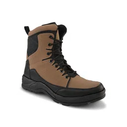 The Roadster Lifestyle Co Men Colourblocked Round Toe Lace-Ups Hiking Boots