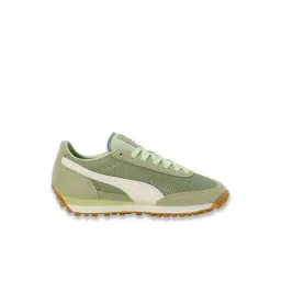 Puma Unisex Calming Green & Frosted Ivory Easy Rider Mesh Sneakers