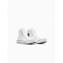 Converse Unisex Colourblocked Leather High-Top Lace-Ups Sneakers