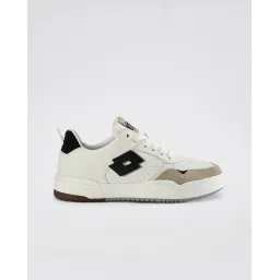 Hoop Star OG - Premium leather sneaker - star white black beauty fossil