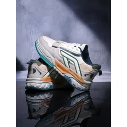 ASIAN Urban-34 Men Colourblocked Round Toe Lace-Ups Sneakers