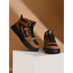 IMPAKTO Men Colourblocked Stylish Lace-Up Sneakers