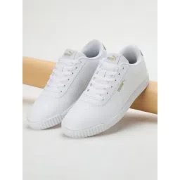 Puma Women's Carina Slim Perf White Sneakers