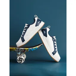 JQR Men Mesh Running Non-Marking Lace-Ups Shoes