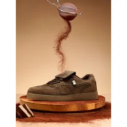 The Souled Store Men Printed PU Sneakers