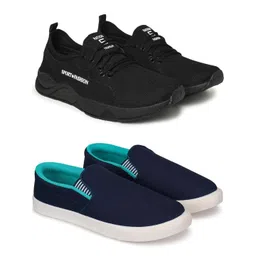 Free Kicks Men Multicoloured Mesh Marking Running Sports Shoes